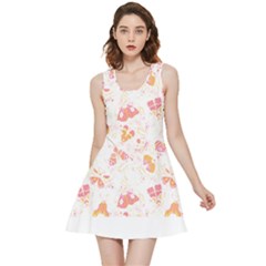 Butterfly T- Shirt Butterflies And Moths Pattern T- Shirt Inside Out Reversible Sleeveless Dress