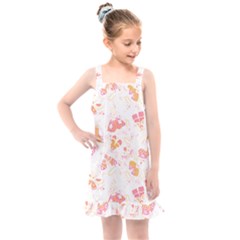 Butterfly T- Shirt Butterflies And Moths Pattern T- Shirt Kids  Overall Dress