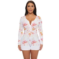 Butterfly T- Shirt Butterflies And Moths Pattern T- Shirt Long Sleeve Boyleg Swimsuit