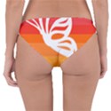 Butterfly T- Shirt Butterfly Orange Red Gradient T- Shirt Reversible Hipster Bikini Bottoms View2