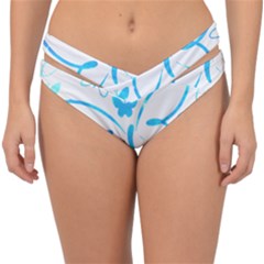 Butterfly T- Shirt Butterfly T- Shirt Double Strap Halter Bikini Bottom