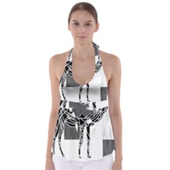 Camel Art T- Shirtcamel T- Shirt (7) Babydoll Tankini Top by maxcute