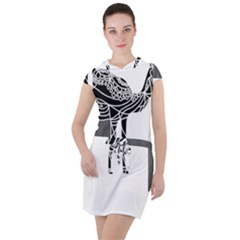 Camel Art T- Shirtcamel T- Shirt (7) Drawstring Hooded Dress by maxcute