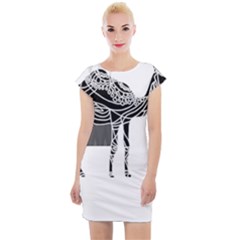 Camel Art T- Shirtcamel T- Shirt (7) Cap Sleeve Bodycon Dress by maxcute