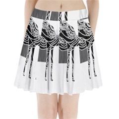 Camel Art T- Shirtcamel T- Shirt (7) Pleated Mini Skirt by maxcute