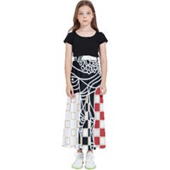 Camel Art T- Shirtcamel T- Shirt (9) Kids  Flared Maxi Skirt by maxcute