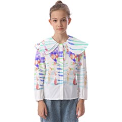 Camel Art T- Shirtcamel T- Shirt Kids  Peter Pan Collar Blouse by maxcute