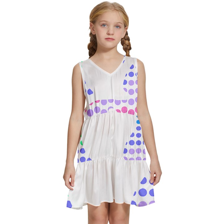 Cat Lover Gifts T- Shirtcat T- Shirt (2) Kids  Sleeveless Tiered Mini Dress