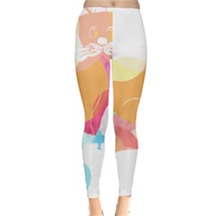 Cat Lover Gifts T- Shirtcat T- Shirt (5) Leggings  by maxcute