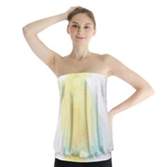 Cat Silhouette T- Shirt Cat With Heart Light T- Shirt Strapless Top