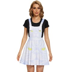 Cat T- Shirt Biker Cat T- Shirt Apron Dress by maxcute