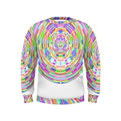 Circle T- Shirt Colourful Abstract Circle Design T- Shirt Kids  Sweatshirt