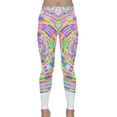 Circle T- Shirt Colourful Abstract Circle Design T- Shirt Classic Yoga Leggings by maxcute