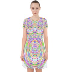 Circle T- Shirt Colourful Abstract Circle Design T- Shirt Adorable In Chiffon Dress