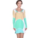 Circle T- Shirt Geo Metric Hues T- Shirt Long Sleeve Nightdress View1