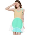 Circle T- Shirt Geo Metric Hues T- Shirt Inside Out Racerback Dress View1