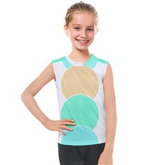 Circle T- Shirt Geo Metric Hues T- Shirt Kids  Mesh Tank Top