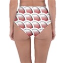 Circles Pattern T- Shirt Red Circles Pattern T- Shirt Reversible High-Waist Bikini Bottoms View4