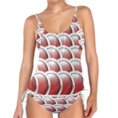 Circles Pattern T- Shirt Red Circles Pattern T- Shirt Tankini Set by maxcute