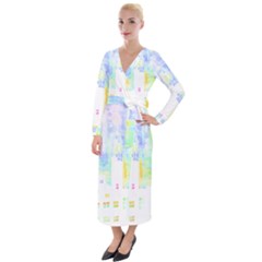 Cityscape T- Shirt Cityscape T- Shirt Velvet Maxi Wrap Dress by maxcute