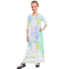 Cityscape T- Shirt Cityscape T- Shirt Kids  Quarter Sleeve Maxi Dress by maxcute