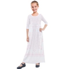 Classic Red Bandana T- Shirt Classic Red Bandana T- Shirt Kids  Quarter Sleeve Maxi Dress by maxcute