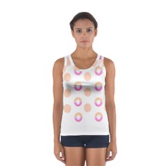 Coffee Donut Patterns T- Shirt Coffee & Donut Patterns T- Shirt Sport Tank Top  by maxcute