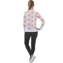 Coffee Donut Patterns T- Shirt Coffee & Donut Patterns T- Shirt Women s Long Sleeve Raglan Tee View2