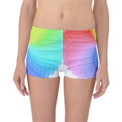 Color Wheel T- Shirt Color Wheel T- Shirt Reversible Boyleg Bikini Bottoms by maxcute