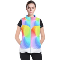 Color Wheel T- Shirt Color Wheel T- Shirt Women s Puffer Vest by maxcute