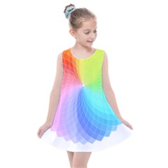 Color Wheel T- Shirt Color Wheel T- Shirt Kids  Summer Dress by maxcute