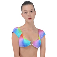 Color Wheel T- Shirt Color Wheel T- Shirt Cap Sleeve Ring Bikini Top by maxcute