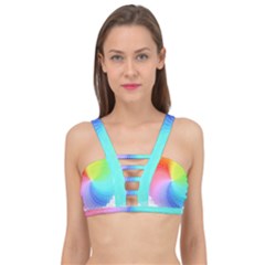 Color Wheel T- Shirt Color Wheel T- Shirt Cage Up Bikini Top by maxcute