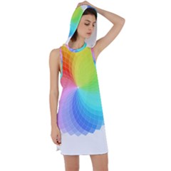 Color Wheel T- Shirt Color Wheel T- Shirt Racer Back Hoodie Dress by maxcute