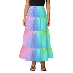 Color Wheel T- Shirt Color Wheel T- Shirt Tiered Ruffle Maxi Skirt