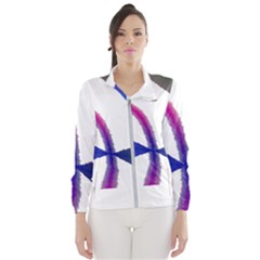 Colorful Abstract Texture Art Design T- Shirt Colorful Abstract Texture Art Design T- Shirt Women s Windbreaker by maxcute