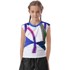 Colorful Abstract Texture Art Design T- Shirt Colorful Abstract Texture Art Design T- Shirt Kids  Raglan Cap Sleeve Tee by maxcute