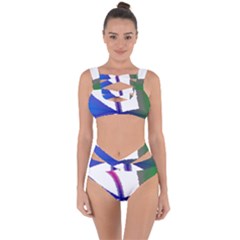 Colorful Abstract Texture Art Design T- Shirt Colorful Abstract Texture Art Design T- Shirt Bandaged Up Bikini Set  by maxcute