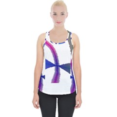 Colorful Abstract Texture Art Design T- Shirt Colorful Abstract Texture Art Design T- Shirt Piece Up Tank Top by maxcute