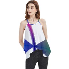 Colorful Abstract Texture Art Design T- Shirt Colorful Abstract Texture Art Design T- Shirt Flowy Camisole Tank Top by maxcute