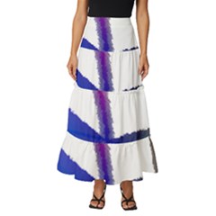 Colorful Abstract Texture Art Design T- Shirt Colorful Abstract Texture Art Design T- Shirt Tiered Ruffle Maxi Skirt