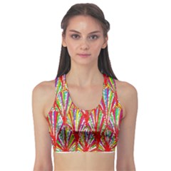 Colorful Design T- Shirt Bright Shells  T- Shirt Sports Bra by maxcute