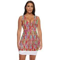 Colorful Design T- Shirt Bright Shells  T- Shirt Draped Bodycon Dress by maxcute