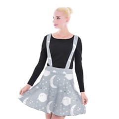 Cosmos T- Shirt Cute Baby Cosmic Pattern 7 Suspender Skater Skirt by maxcute