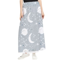 Cosmos T- Shirt Cute Baby Cosmic Pattern 7 Maxi Chiffon Skirt by maxcute