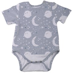 Cosmos T- Shirt Cute Baby Cosmic Pattern 7 Baby Short Sleeve Bodysuit by maxcute