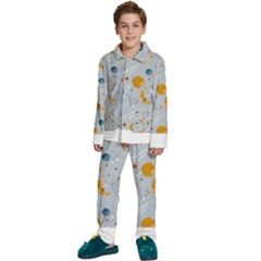 Cosmos T- Shirt Cute Baby Cosmic Pattern T- Shirt Kids  Long Sleeve Velvet Pajamas Set