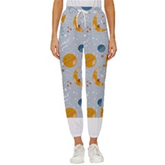 Cosmos T- Shirt Cute Baby Cosmic Pattern T- Shirt Cropped Drawstring Pants by maxcute