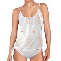 Cute Cat Pattern T- Shirt Cute Cat Pattern For Cat Lovers T- Shirt Tankini Set by maxcute