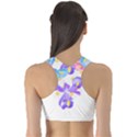 Daisies In Bloom T- Shirt Daisy Iris Heart Flower Floral Pattern Daisies T- Shirt Sports Bra View2